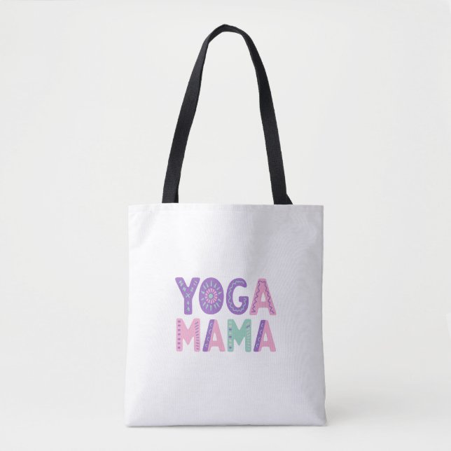 Yoga Mama Personalizada Tote Bag (Frente)