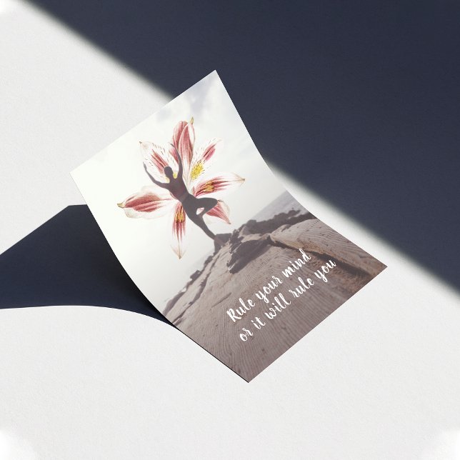 Yoga Meditation Quote Poster (Criador carregado)