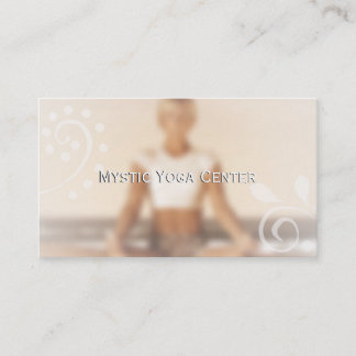Yoga mística {alt} Cartões de visitas