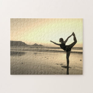 YOGA NA PRAIA Quebra-cabeça