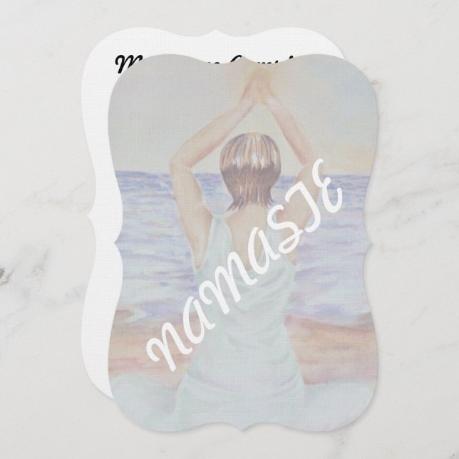 YOGA POR FAVOR | CONVITE (Frente/Verso)