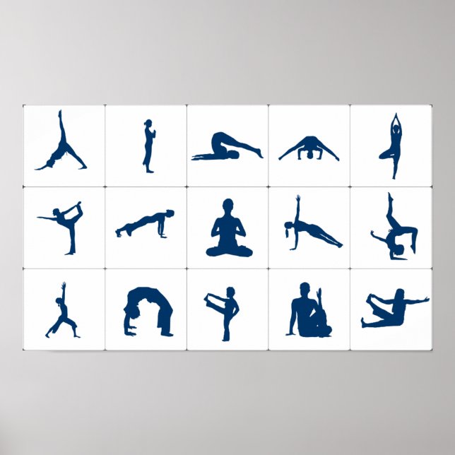 Yoga Poses Poster (Frente)