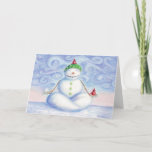 Yoga snowman: cartão de saudação por idyl wyld des<br><div class="desc">Calma...  O cartão do boneco de neve ioga. A imagem é copiada.</div>