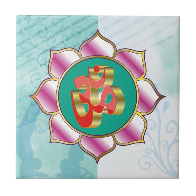 Yoga Studio OM - Azulejo (Frente)
