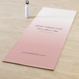 Yoga Tapete de Exercício Rosa Elegante Profissional