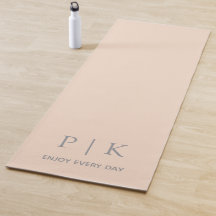 Tapete de Fitness com Nome Personalizado, Monogram
