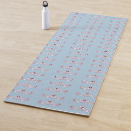 Yoga Tapete de Ioga Azul e Cranberry