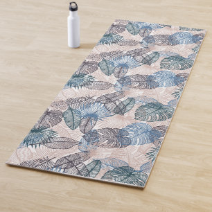 Yoga Tapete de Ioga Estampa Tropical