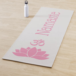 Yoga Tapete de Ioga Flor de Lótus Om Namaste Zen