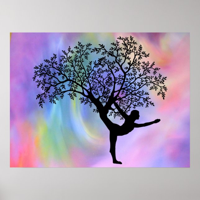 Yoga tree of life Poster (Frente)