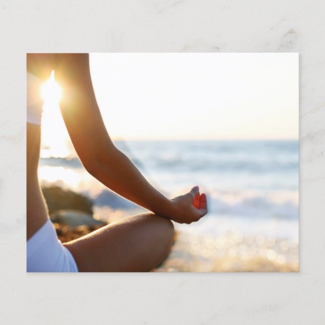 Yoga Zen Nature Meditation Massation Flyer (Frente)