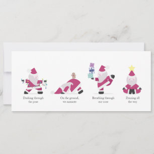 Yogi Papais noeis Engraçado Yoga Pun Cartão de Fé