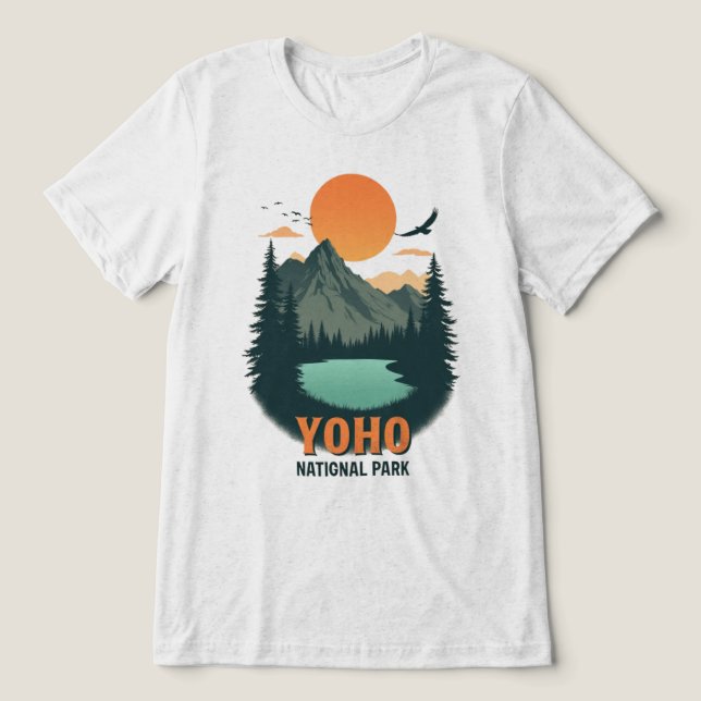 Yoho National Park Vintage (Design frontal)