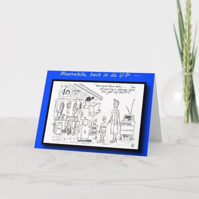 Yooper não é um cartão de saudação de varejo (Frente)