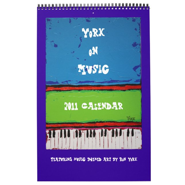 York sobre Música, calendário 2011 (Capa)