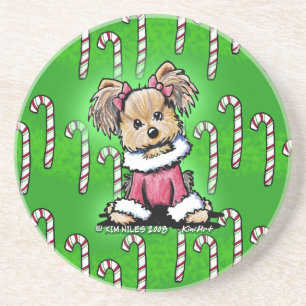 Yorkie Candy Cane Cutie Porta copos II