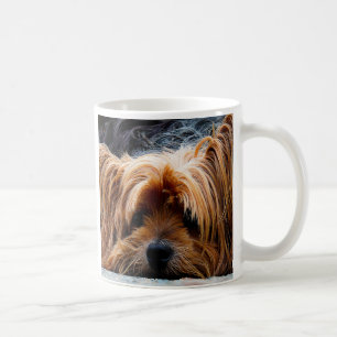 Yorkie Dog Puppy Mug Xícara de café