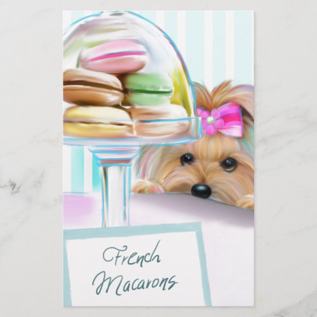 Yorkie French Macarons (Frente)