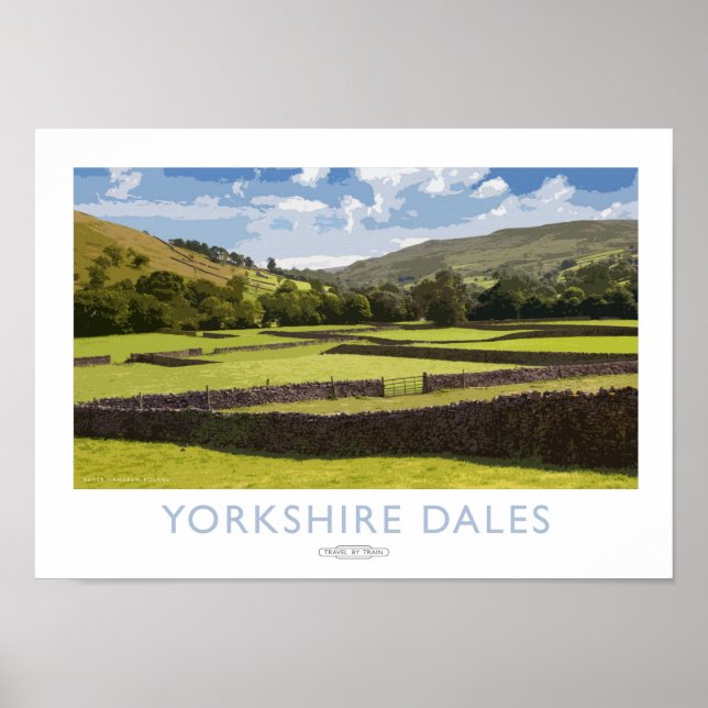 Yorkshire Dales Poster (Frente)