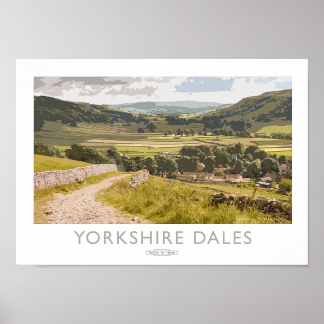Yorkshire Dales Poster (Frente)