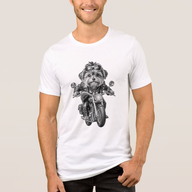 Yorkshire Terrier Biker Dog (Frente)