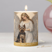 Yorkshire Terrier Custom Memorial Candle