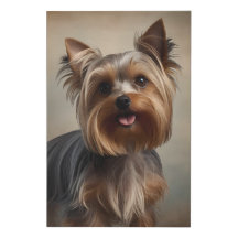 Yorkshire Terrier Elegant Canvas Wall Art