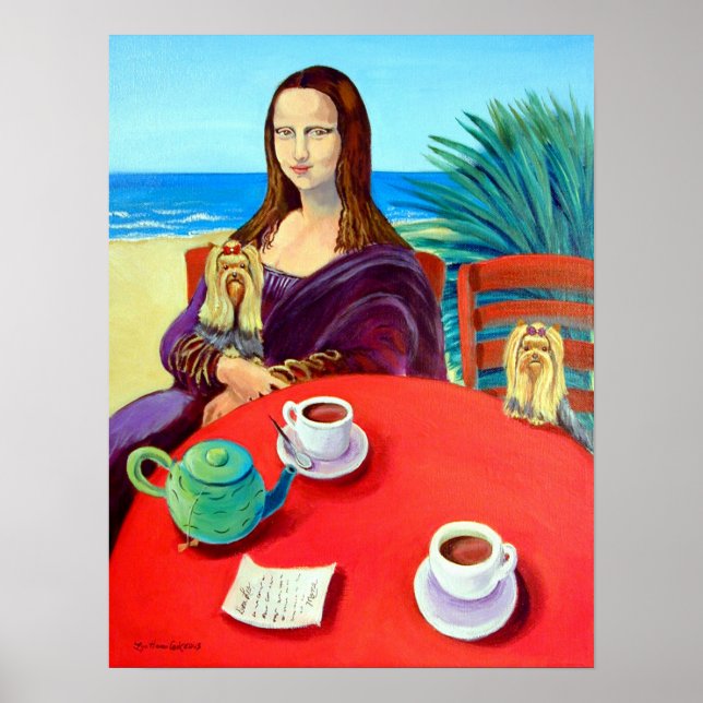 Yorkshire Terrier Impressão Poster (Frente)