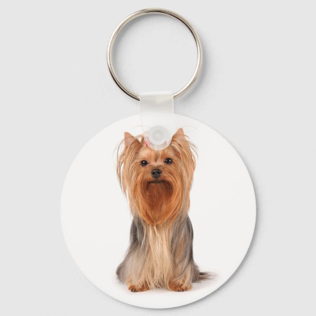 Yorkshire Terrier Puppy Dog Chaveiro (Frente)