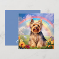 Yorkshire Terrier Rainbow Bridge Yorkie Sympathy