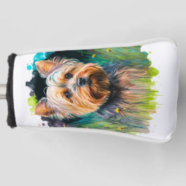 Yorkshire Terrier Watercolor Putter