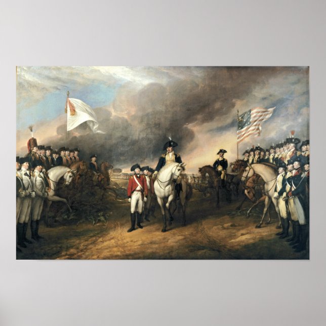 Yorktown Renderização por John Trumbull Poster (Frente)