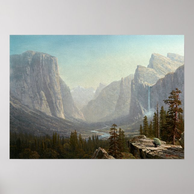 Yosemite (1875) - Albert Bierstadt Poster (Frente)