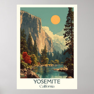 Yosemite California Art Impressão | Parque Naciona