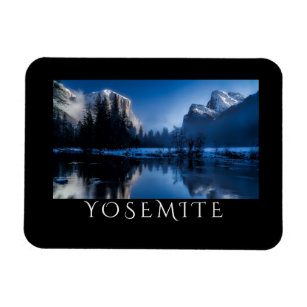 Yosemite cênico no ímã de inverno