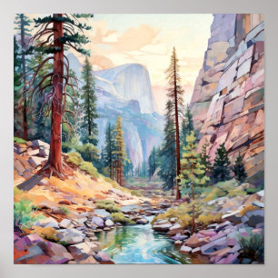 Yosemite National Park Art Impressão