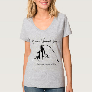 Yosemite National Park Camiseta de pescoço-feminin