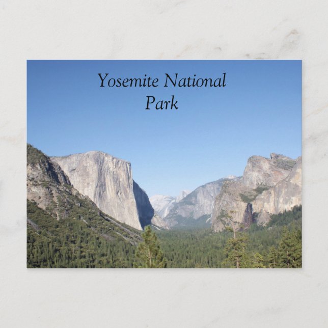 Yosemite National Park El Capitan Cartão postal (Frente)
