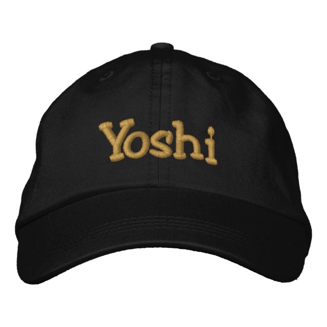 Yoshi Personalizado Boné / Chapéu Baseball Bordado (Frente)