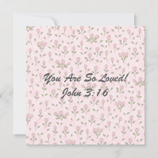 You are So Loved Flat Card (Frente)