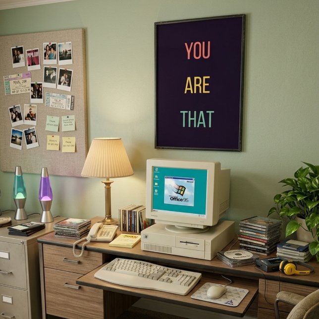 You Are That — 90s Maximalist Poster | Retro Bdrm (Criador carregado)