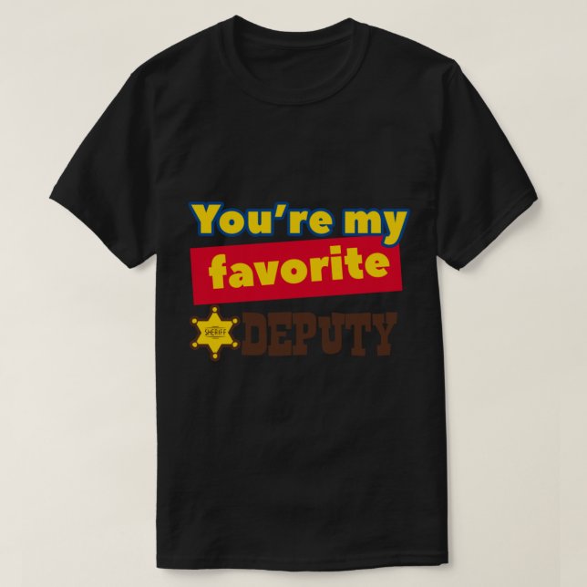 You&x27;é a minha camiseta Clássica Adjunta Favori (Frente do Design)