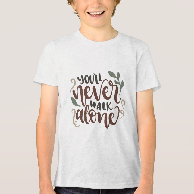 You'll Never Walk Alone – Comforting Hand-Lettered (Frente)