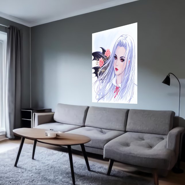 Young beautiful lady | AI Art Poster (Criador carregado)