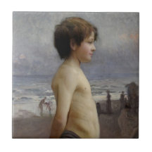 Young Boy at the Beach (por Jules Bastien-Lepage)