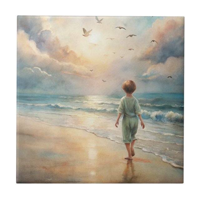 Young Boy on Beach (Frente)