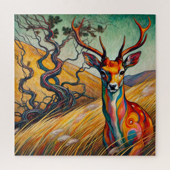 Young Buck 600 Piece Quebra-cabeça (Vertical)