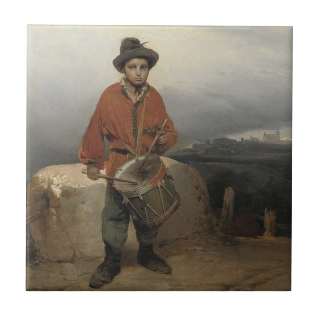 Young Drummer Boy (por Gerolamo Induno) (Frente)
