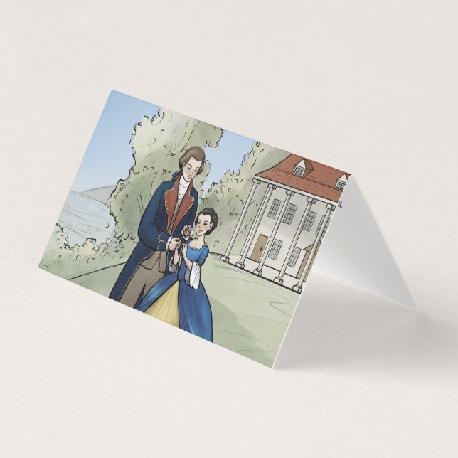 Young George Washington e Martha Washington (Frente)