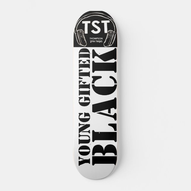 YOUNG GIFT & BLACK Skateboard (Frente)